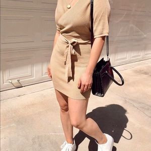 Sweater Ribbed Dress